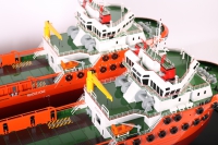 custom made model of 71米锚作拖船供给船